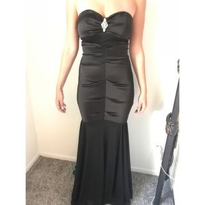 Xscape Strapless gown